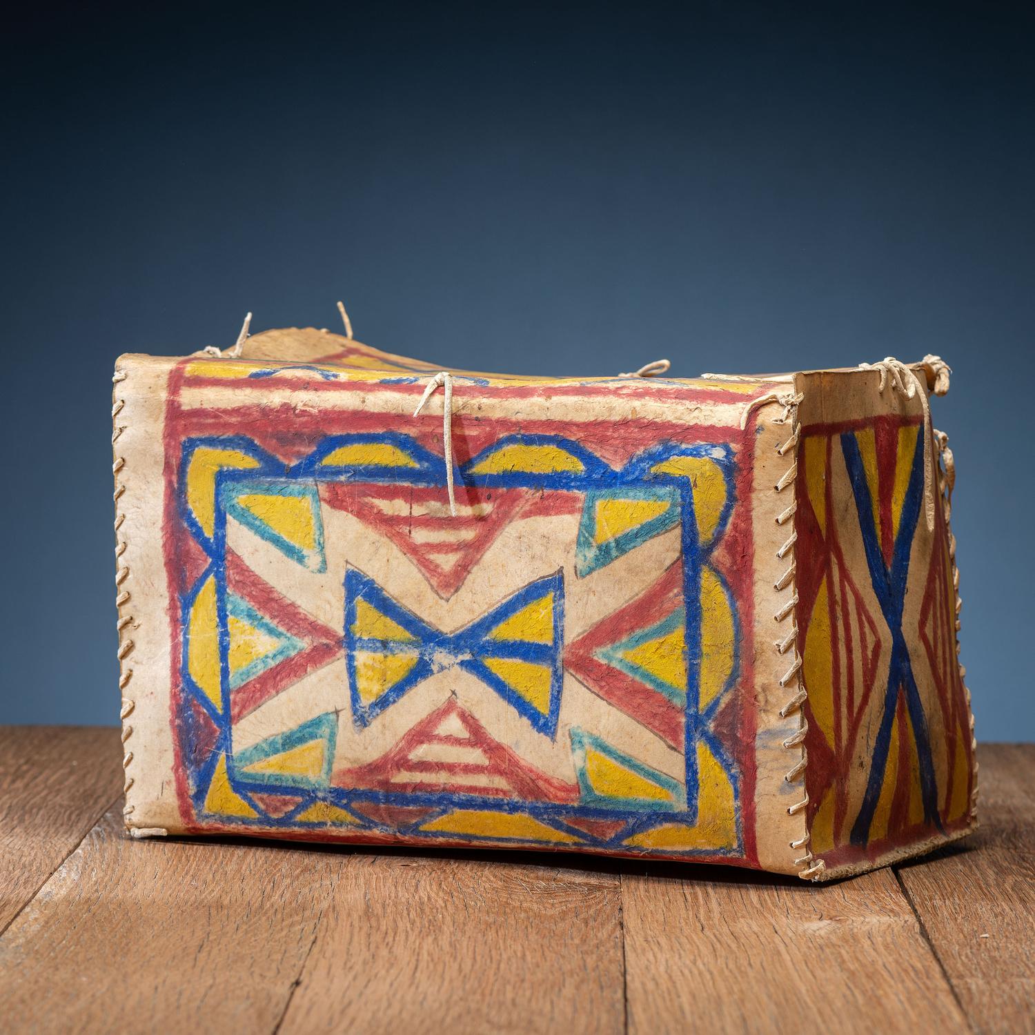 Sioux Painted Parfleche Box