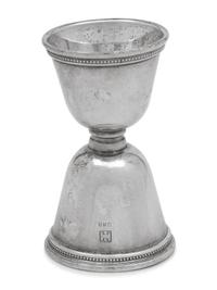 An American Silver Double Jigger