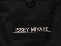 Issey Miyake, Shawl Collar Black Wool Coat