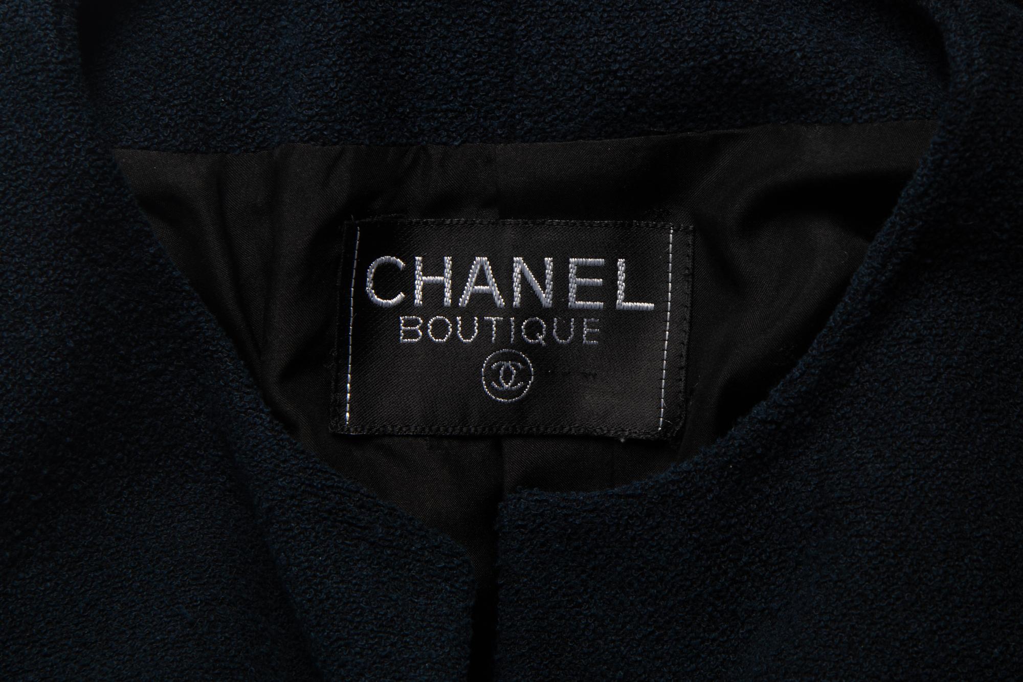 Chanel Boutique Navy Jacket