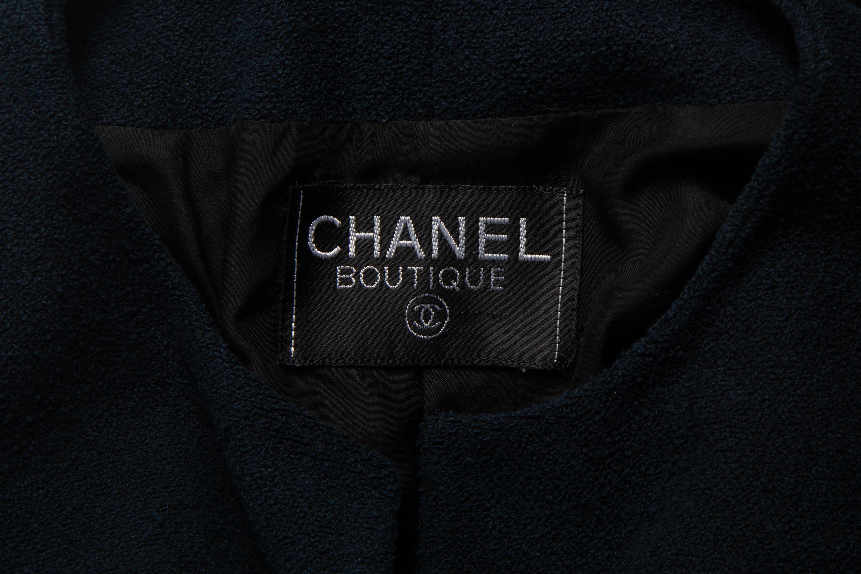 Chanel Boutique Navy Jacket