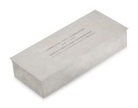 A Tiffany and Co. Silver Cigarette Box
