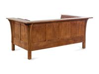 A Contemporary Stickley Arts and Crafts Style Oak Sofa