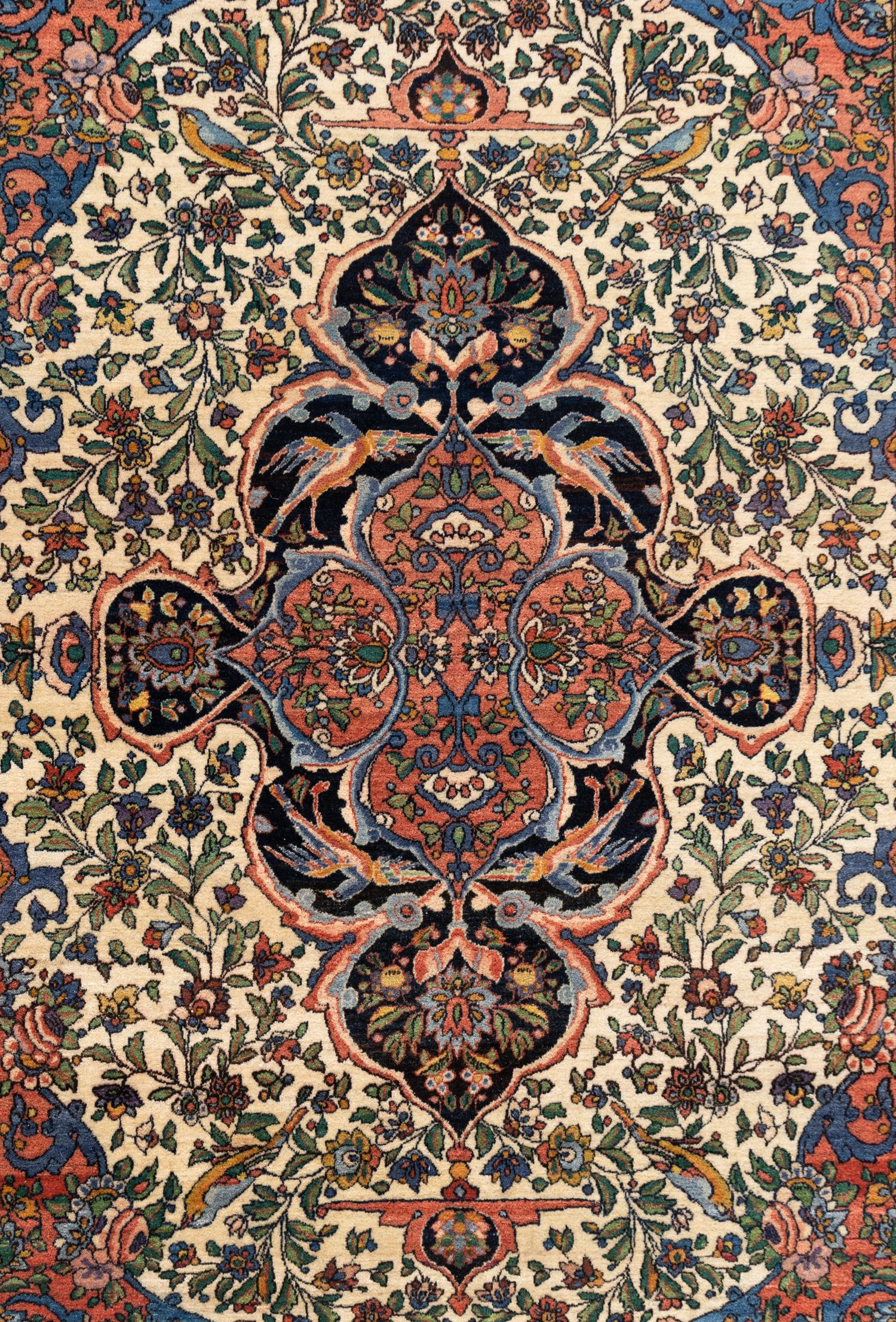 A Sarouk Wool Rug