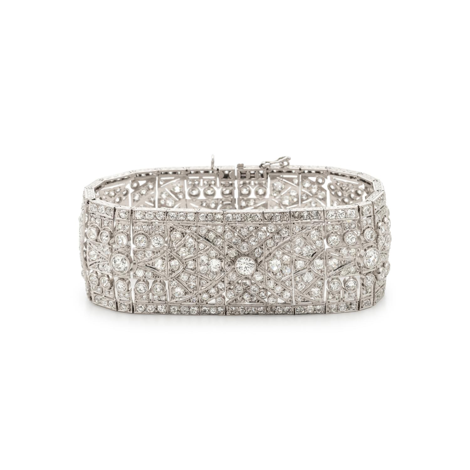ART DECO, DIAMOND BRACELET