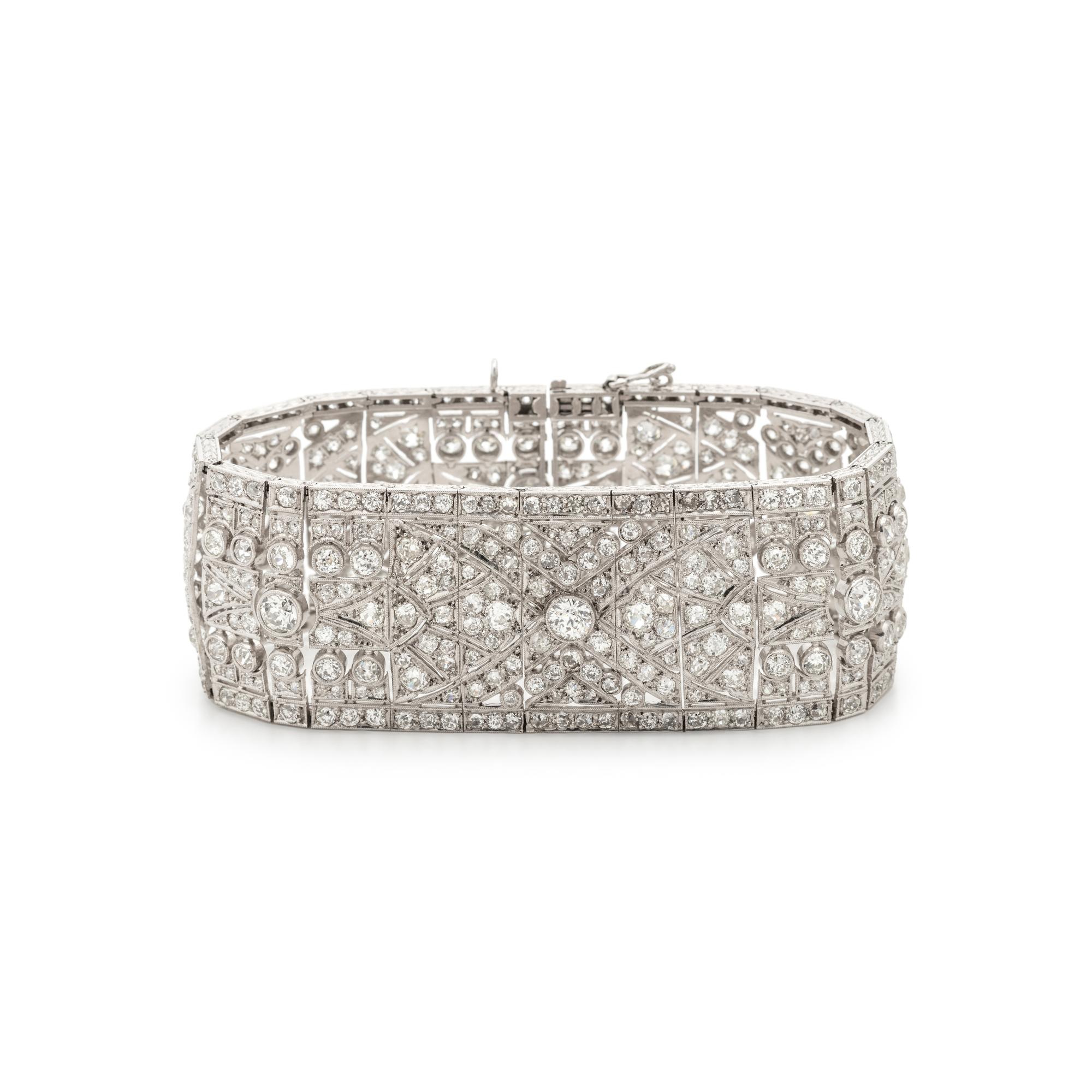 ART DECO, DIAMOND BRACELET