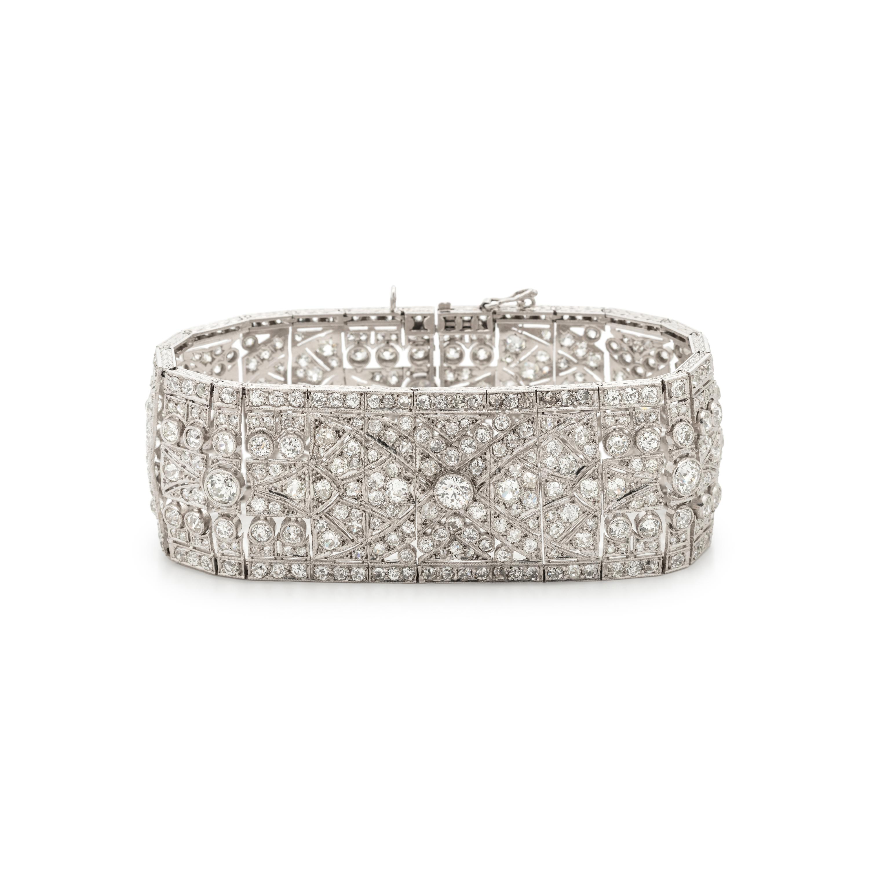 ART DECO, DIAMOND BRACELET