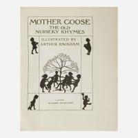 [Children's & Illustrated] [Rackham, Arthur] Mother Goose The Old Nursery Rhymes