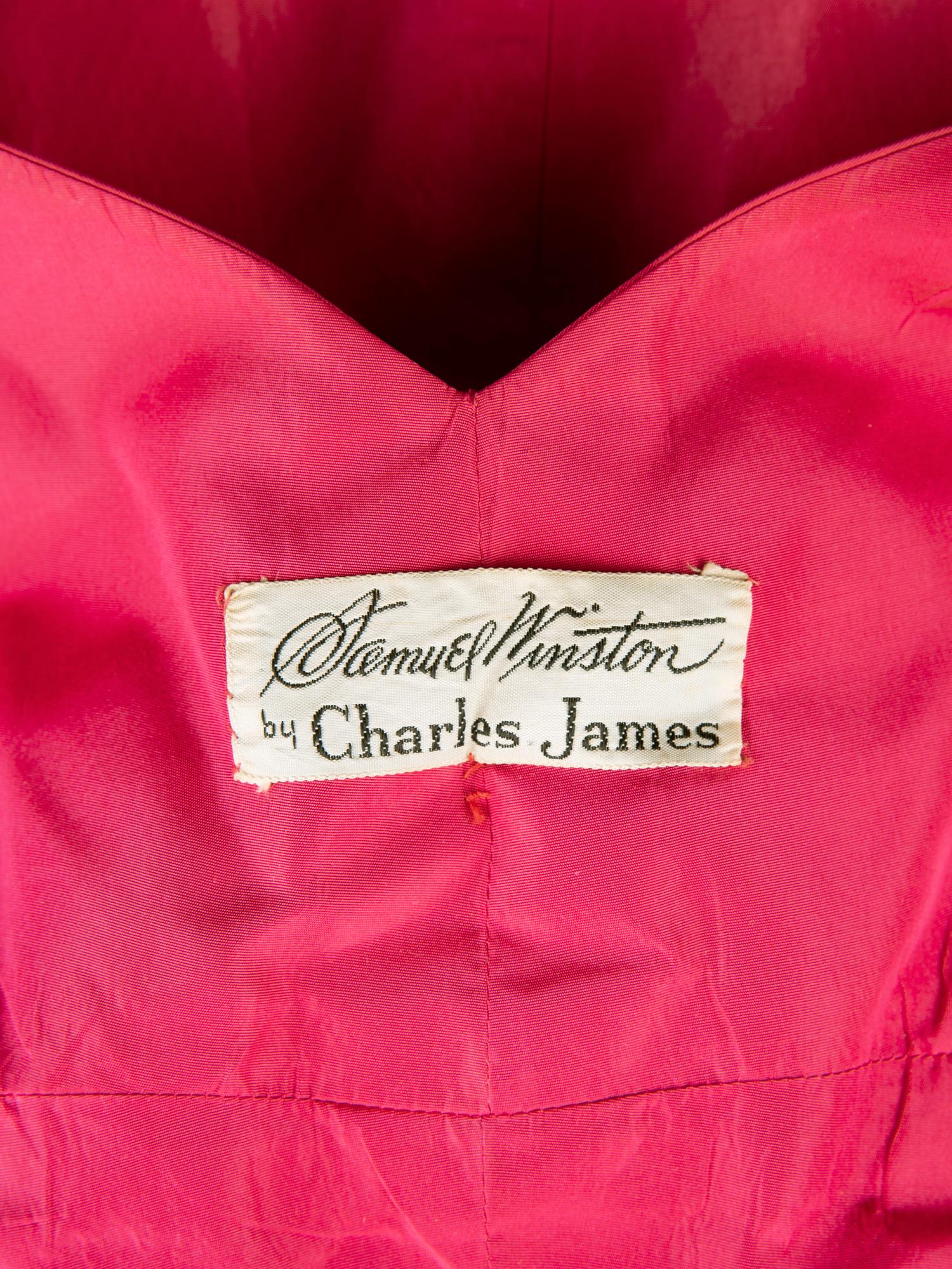 Samuel Winston by Charles James Silk Faille Dress and Bolero, 1952