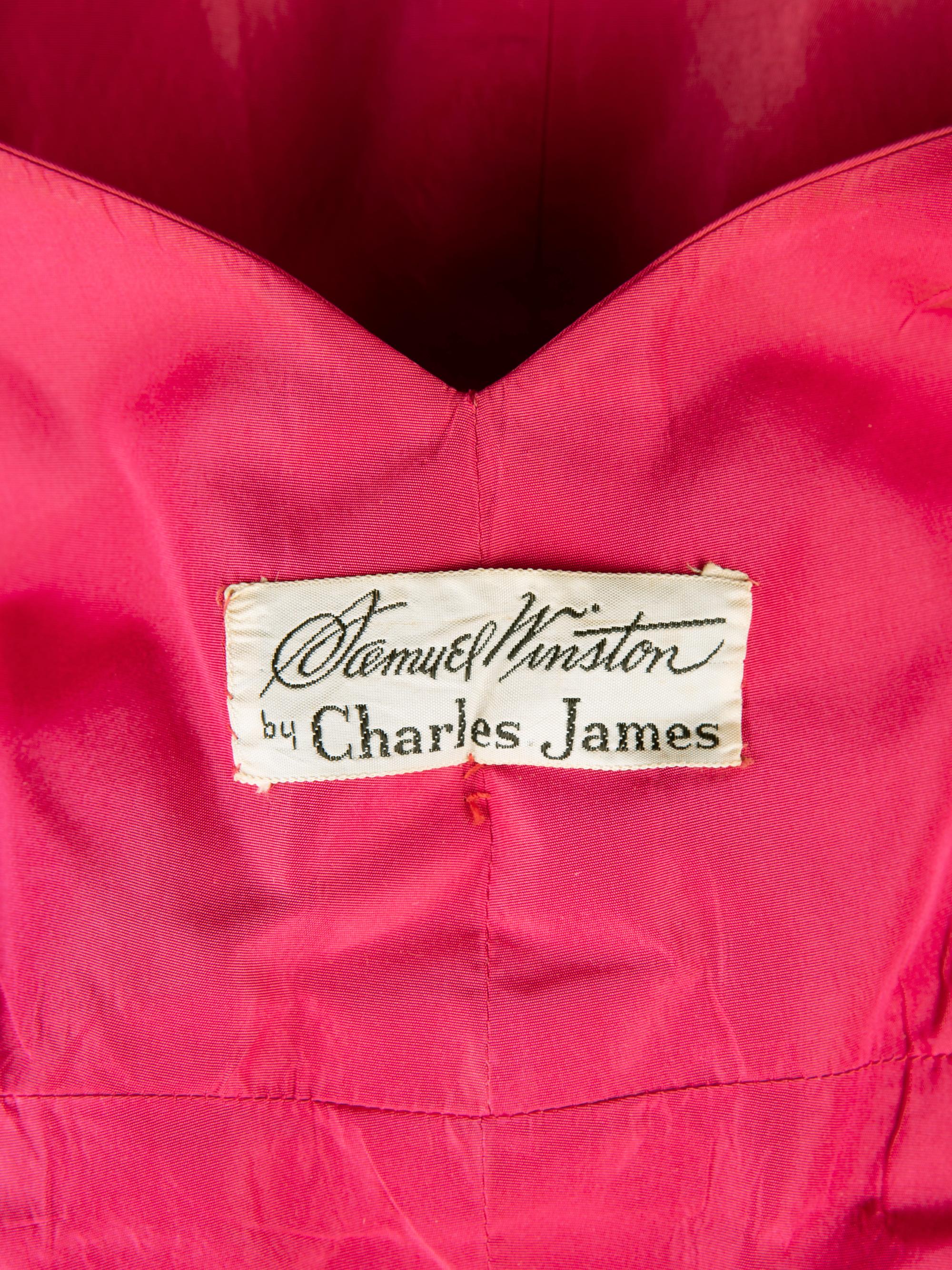 Samuel Winston by Charles James Silk Faille Dress and Bolero, 1952