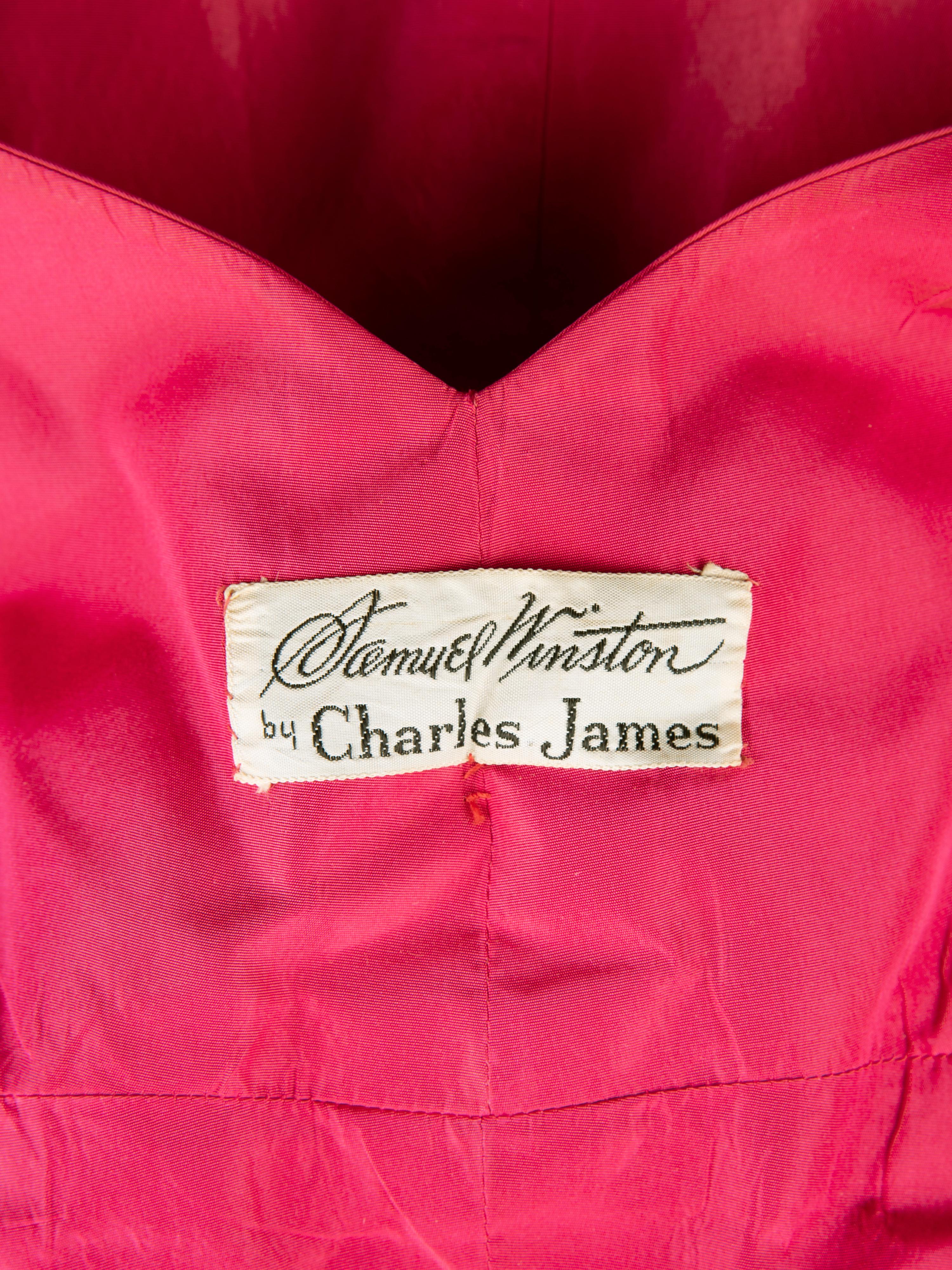 Samuel Winston by Charles James Silk Faille Dress and Bolero, 1952