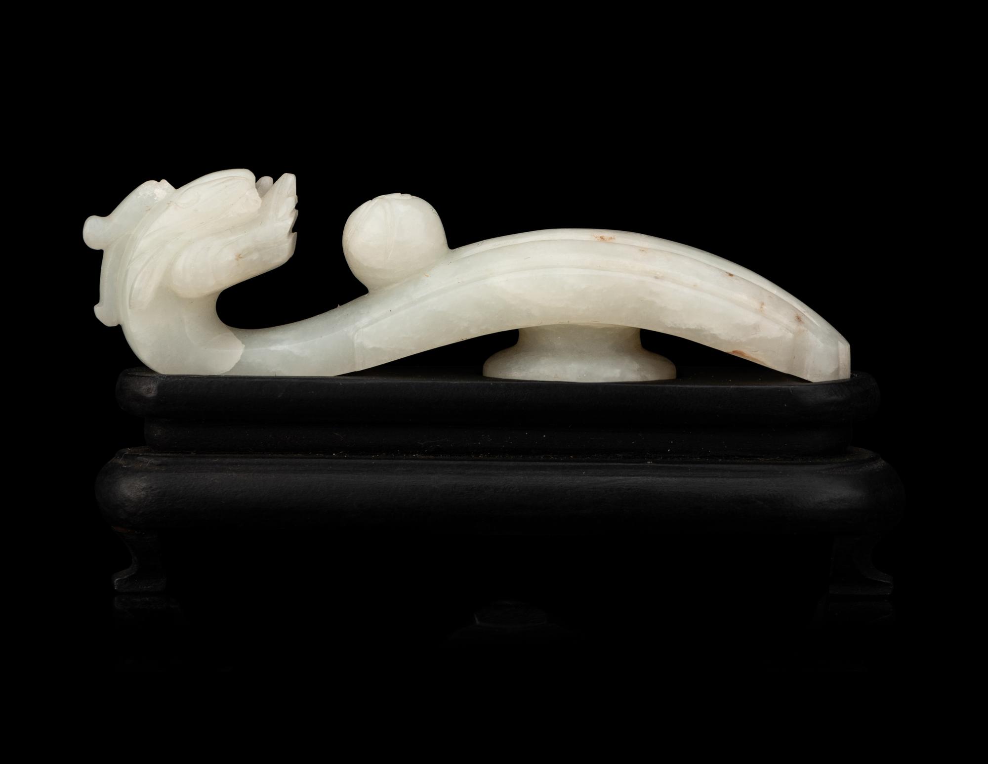 Two Chinese Celadon Jade Articles
