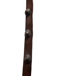 Navajo Buffalo Hide Bandolier Bag