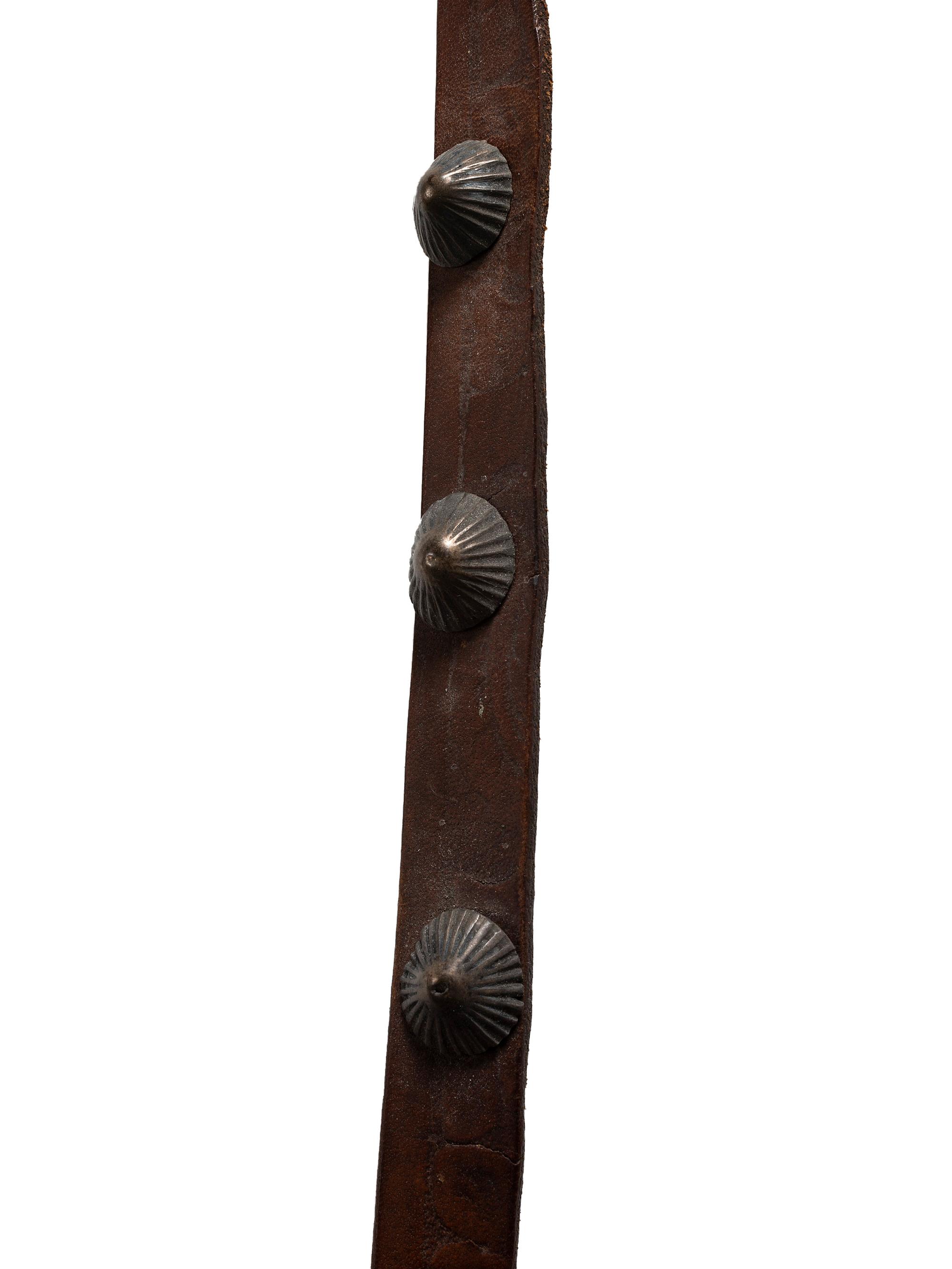 Navajo Buffalo Hide Bandolier Bag