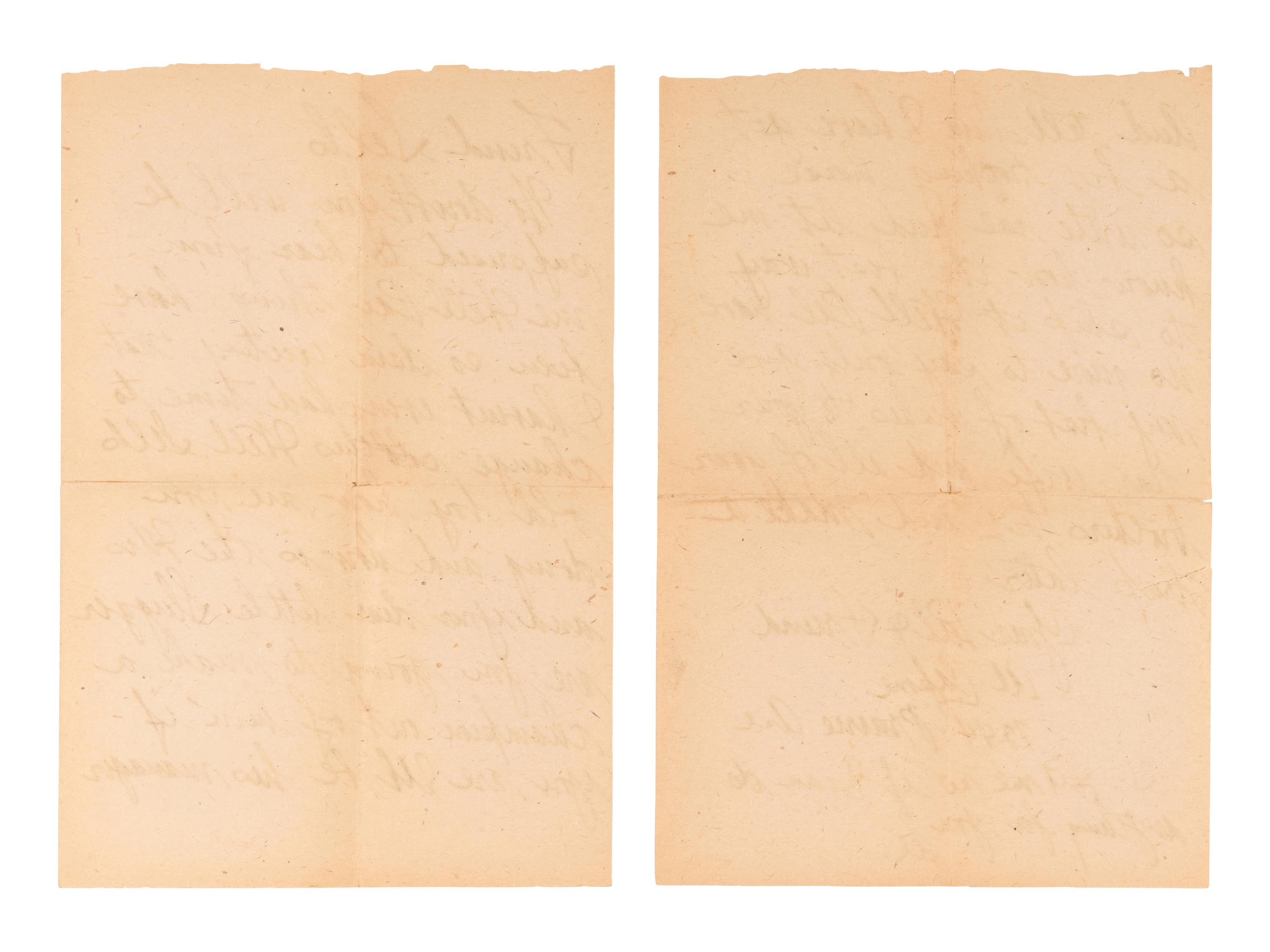 CAPONE, Alphonse ("Al") (1899-1947). Autograph letter signed twice ("Al Capone", "Al"), to Bill Sells ("Friend Sells") Chicago, IL, 14 January 1925.