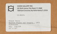 Four works from Shadows, Planes, and Targets , 1971