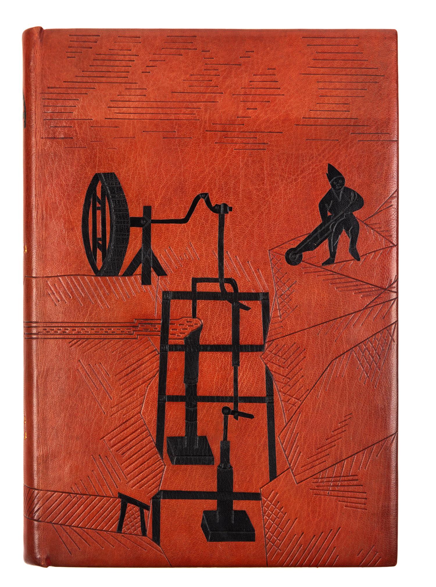 [BINDINGS]. AGRICOLA, Georgius (1494-1555). De re Metallica. Rome: Societa Finanziaria Siderurgica, 1959.