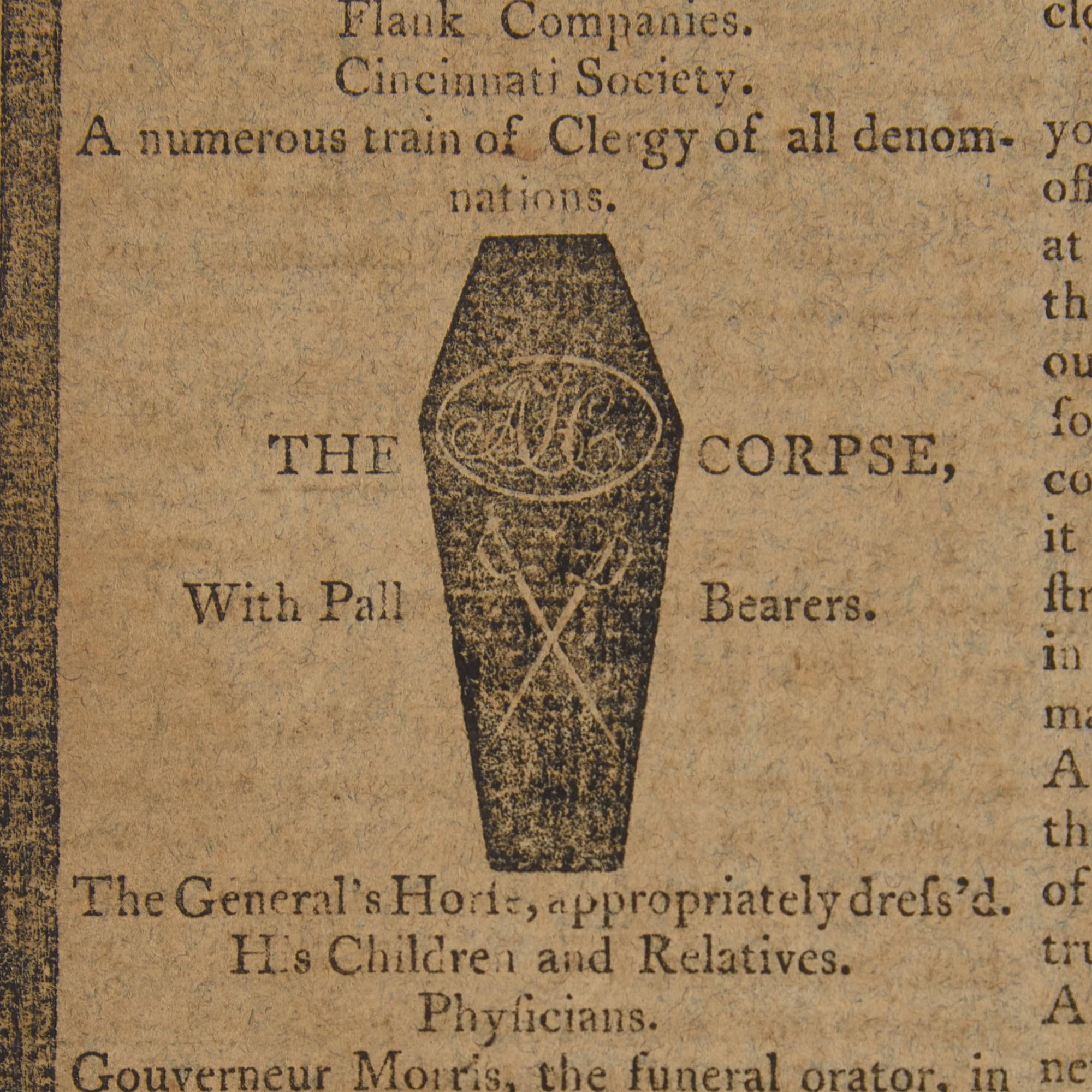 [American Newspapers] [Burr-Hamilton Duel] A Scarce Issue of this Connecticut Newspaper Largely Dedicated to the Aftermath of the Fatal Duel Between Alexander Hamilton and Aaron Burr