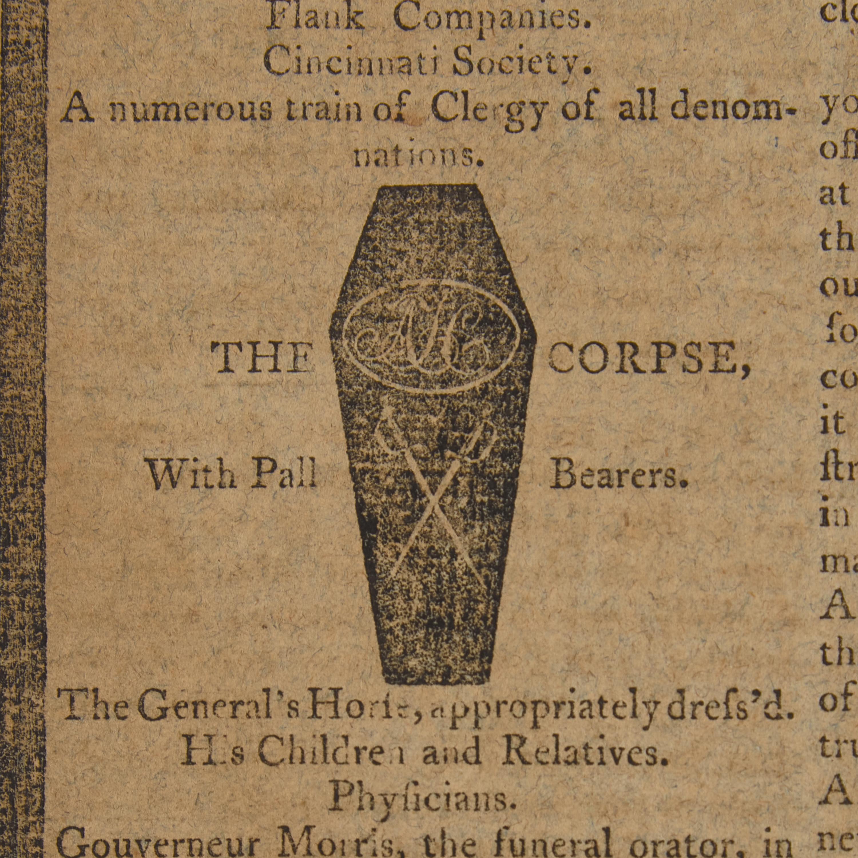 [American Newspapers] [Burr-Hamilton Duel] A Scarce Issue of this Connecticut Newspaper Largely Dedicated to the Aftermath of the Fatal Duel Between Alexander Hamilton and Aaron Burr