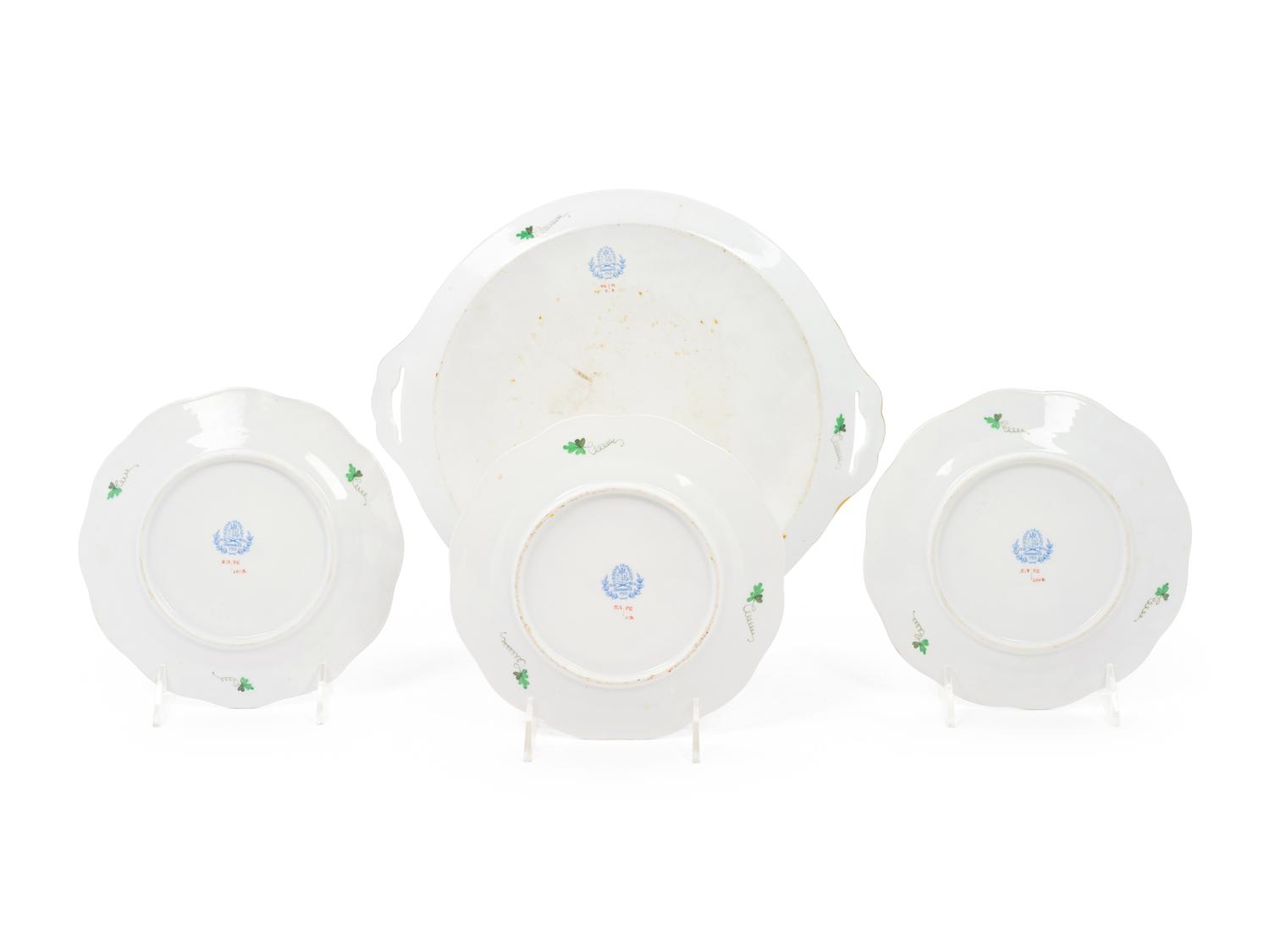 Four Herend Porcelain Articles