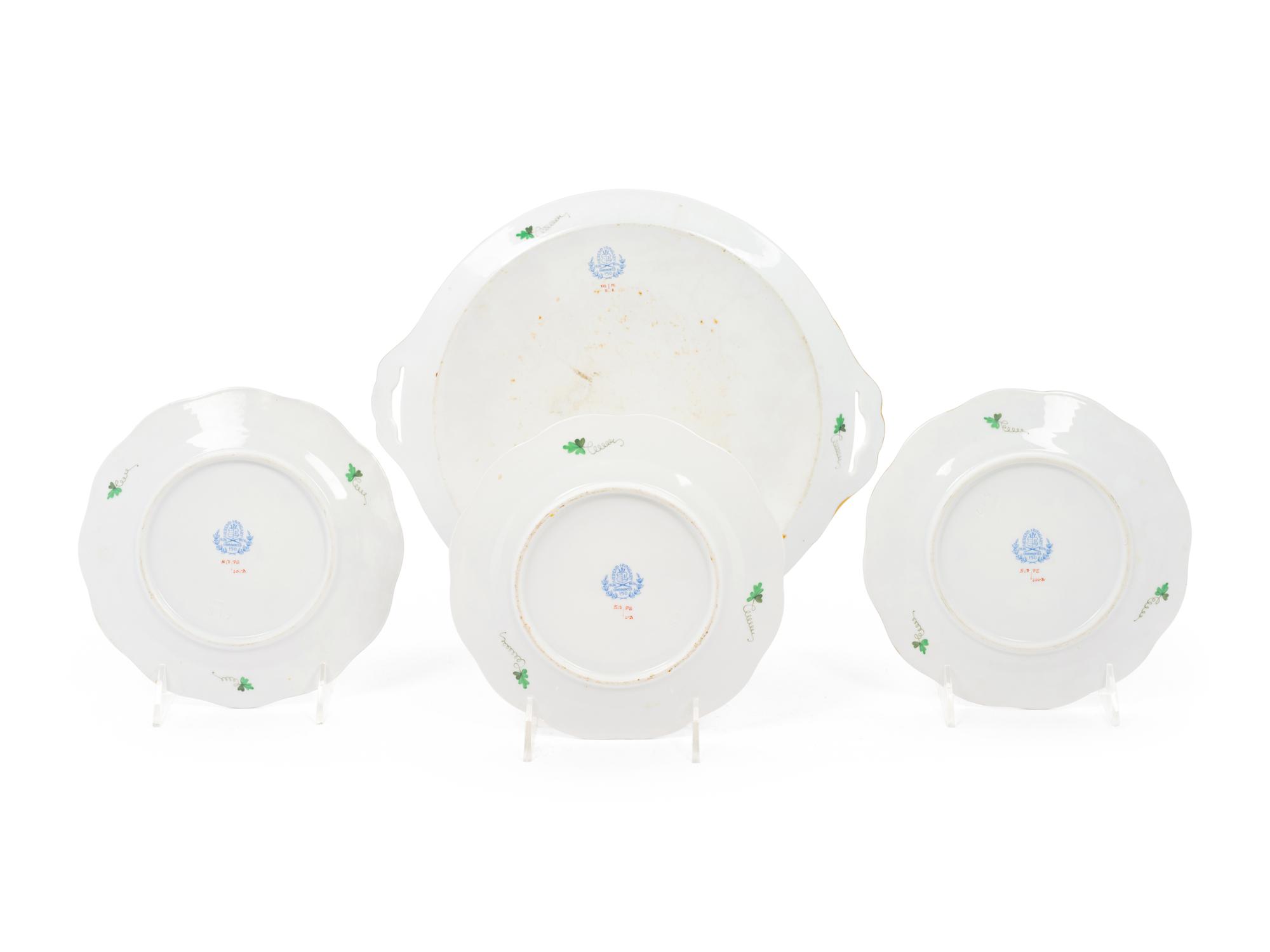 Four Herend Porcelain Articles