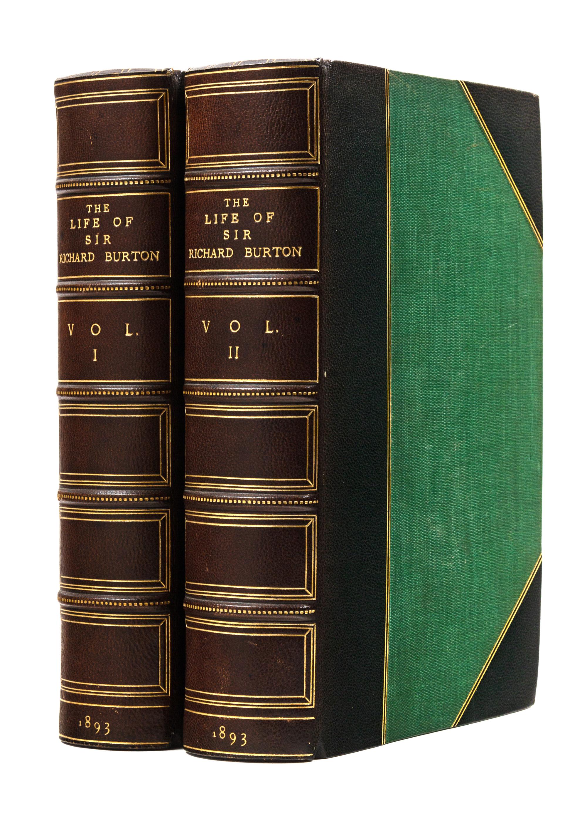 BURTON, Isabel Arundell, Lady, (1831-1896). The Life of Captain Sir Richard Burton. London: Chapman & Hall, LD., 1893.