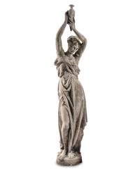 A Carved Limestone Garden Figure