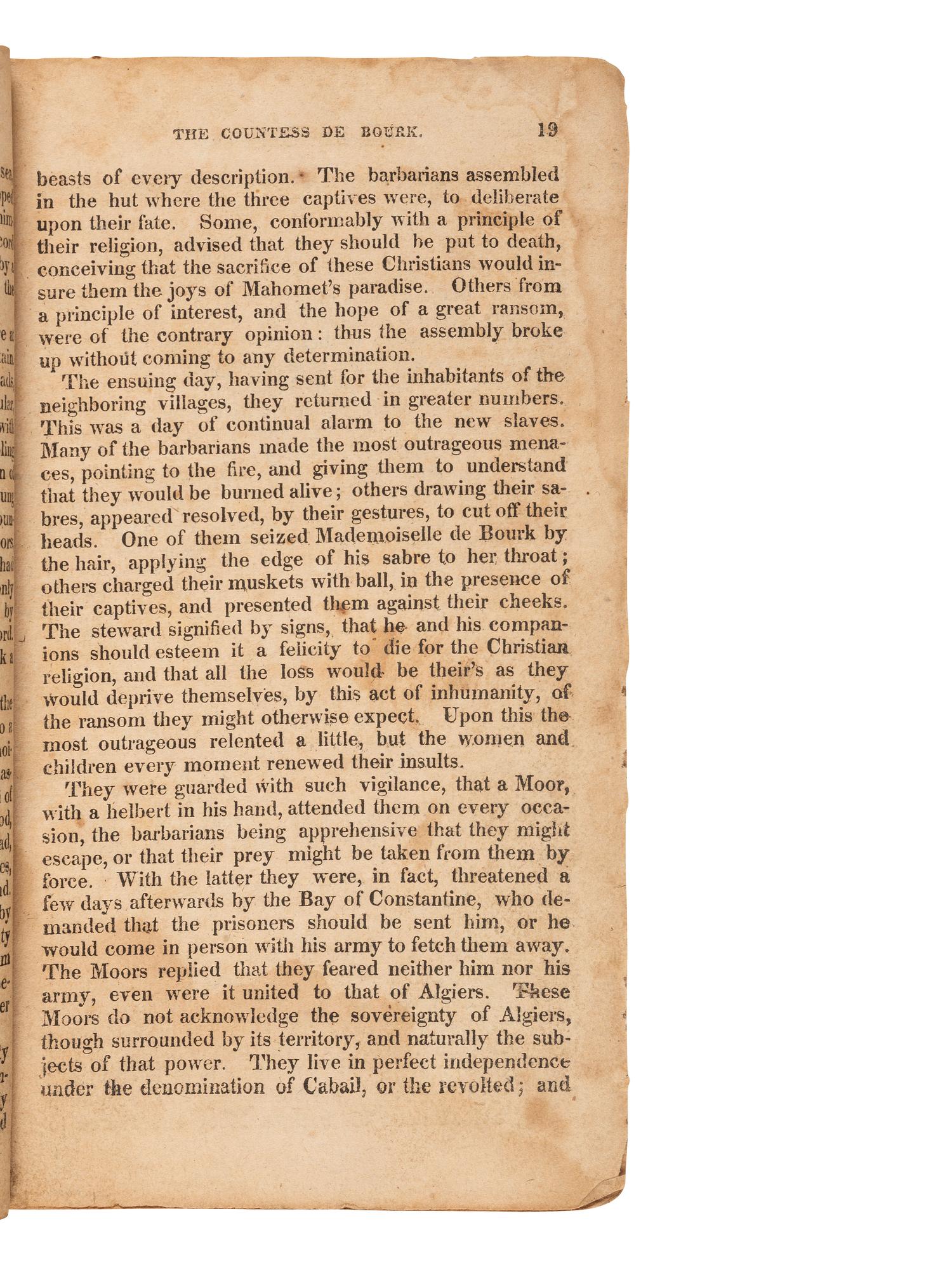 [SHIPWRECKS -- AMERICAN]. A group of 4 early 19th-century works about American shipwrecks, comprising: