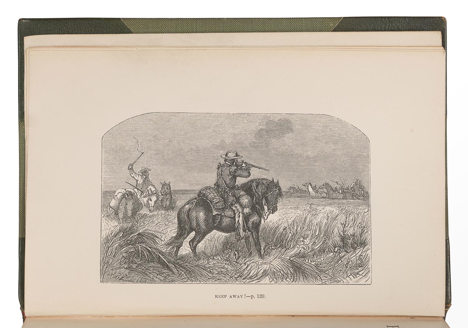 BURTON, Richard Francis (1821-1890), editor. -- MARCY, Randolph B. (1812-1887). The Prairie Traveler, a Hand-Book for Overland Expeditions, with Illustrations, and Itineraries of the Principal Routes Between the Mississippi and the Pacific, and a Map . London: Trübner and Co., 1863.