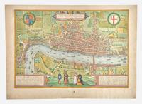 [Maps & Atlases] Braun, Georg, and Frans Hogenberg: Londinum, Feracissimi Angliae...