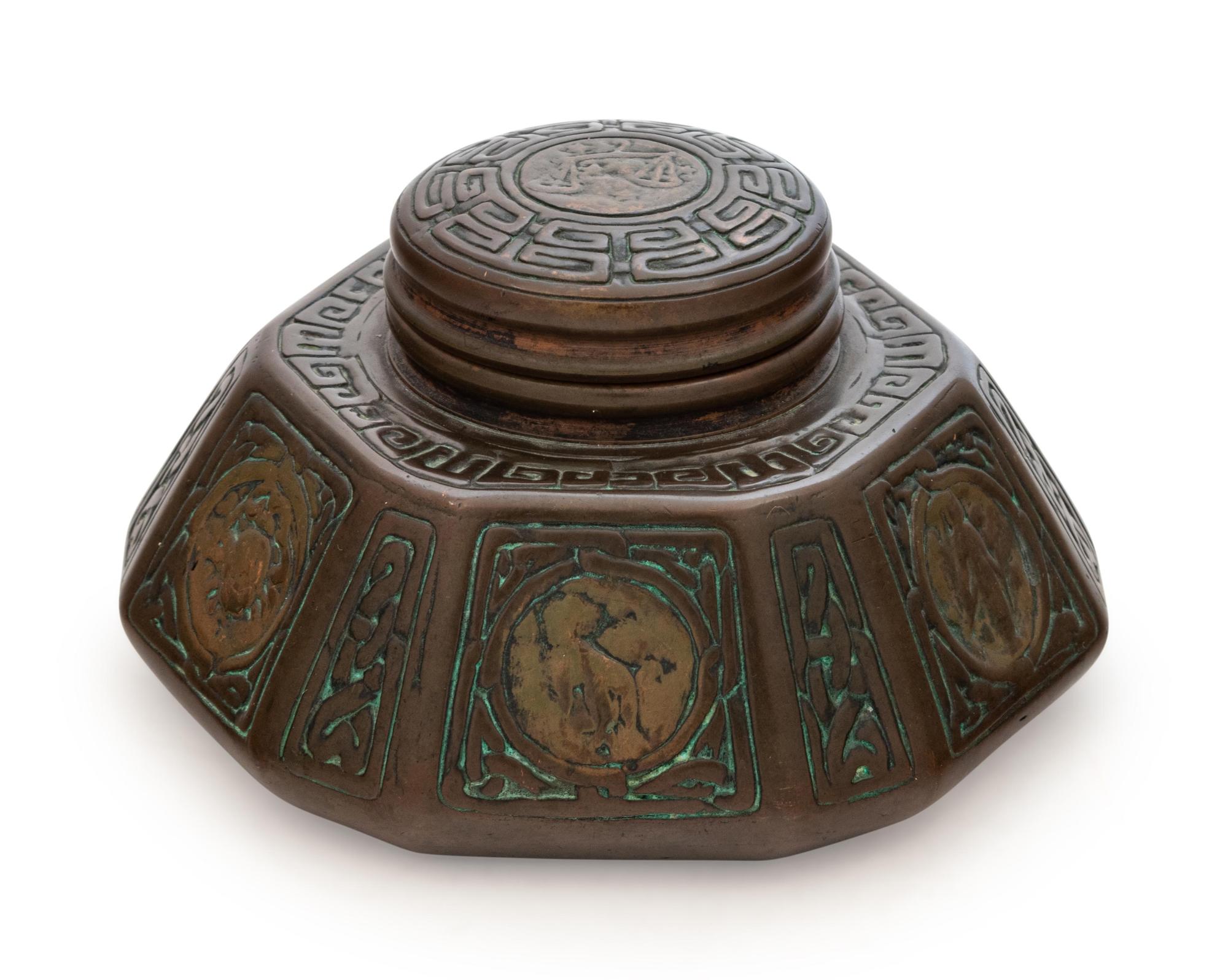A Zodiac Pattern Inkwell