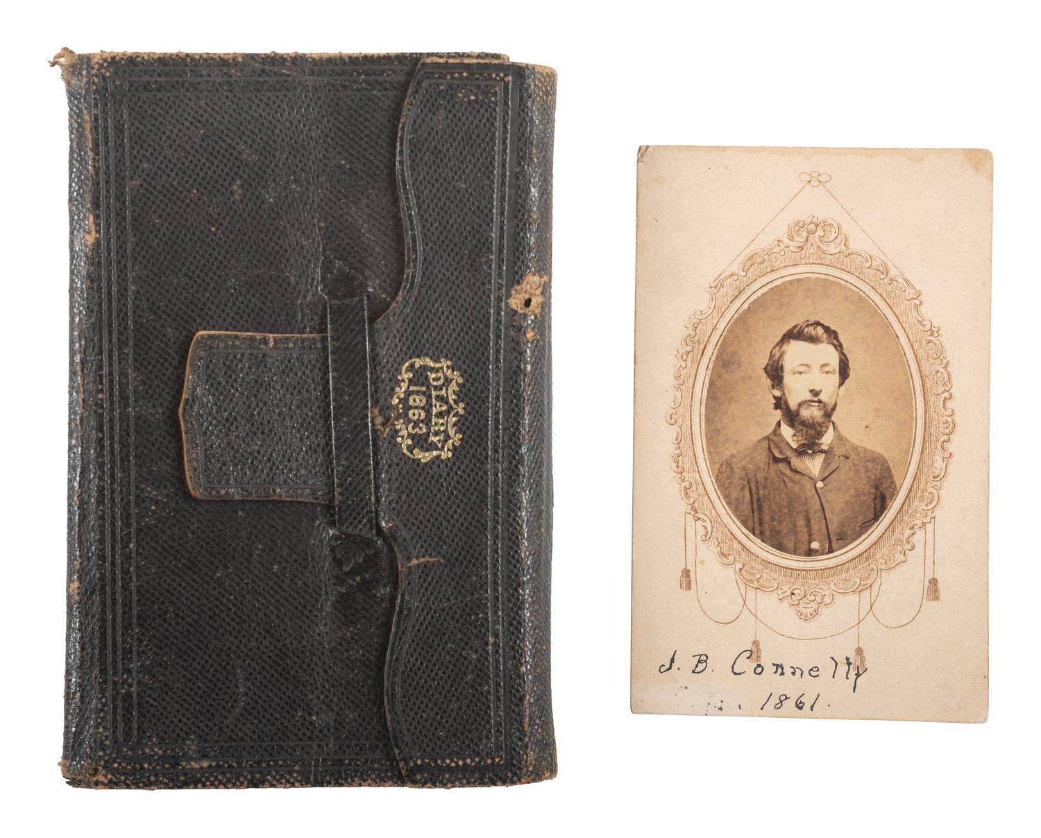 [CIVIL WAR]. Diary of Jesse B. Connelly, 31st Indiana Regiment, including description of the Second Battle of Murfreesboro (or Battle of Stones River).