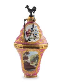 A South Staffordshire Enamel Scent Bottle