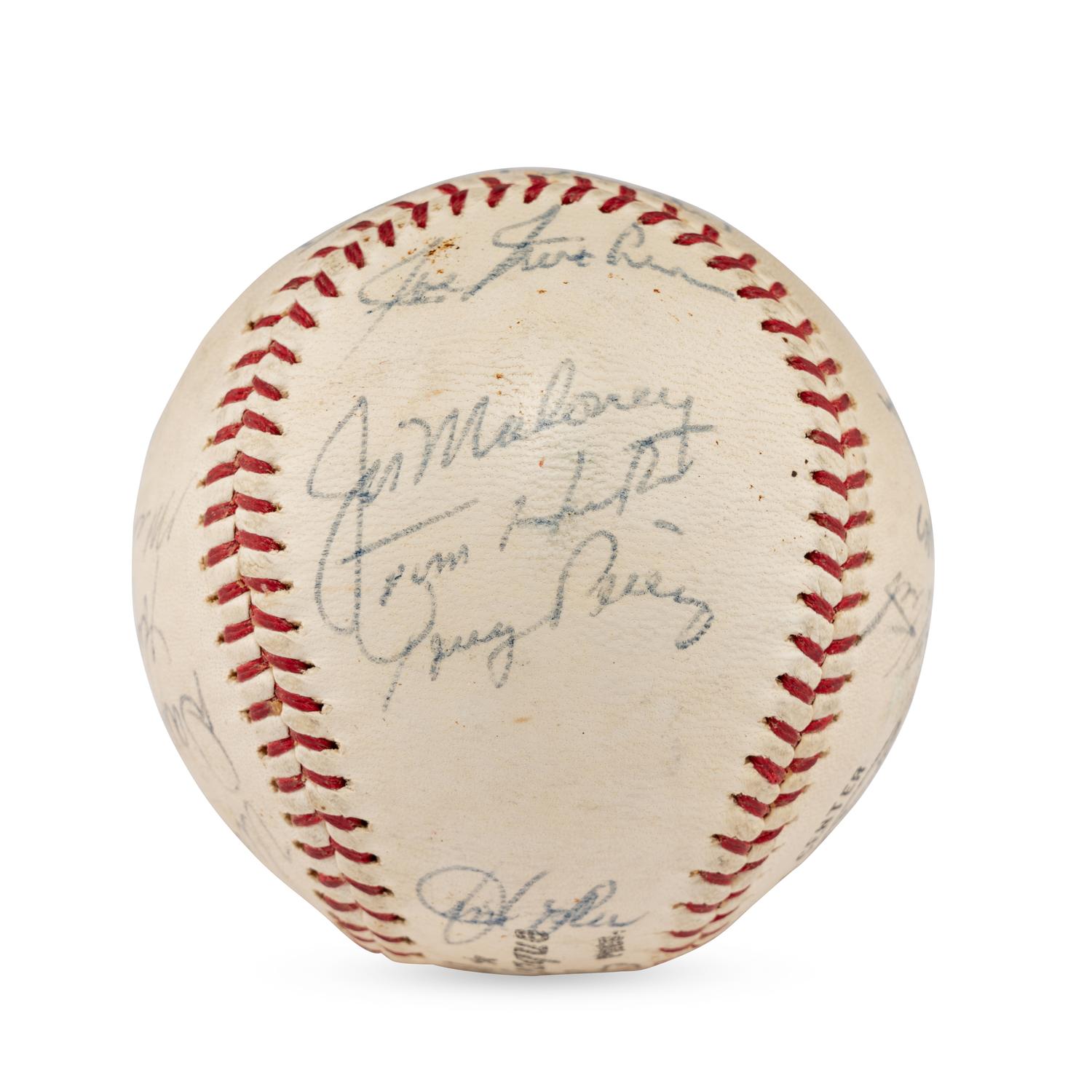 A 1966 Cincinnati Reds Team Signed Autograph Baseball