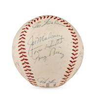 A 1966 Cincinnati Reds Team Signed Autograph Baseball