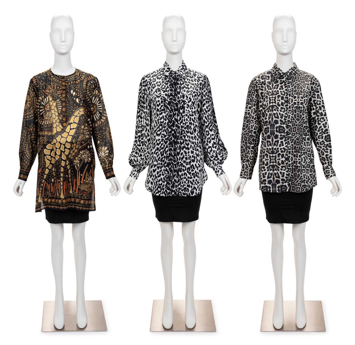 Three Designer Shirts: Christian Dior, Dries Van Noten, Givenchy, 2010-20s