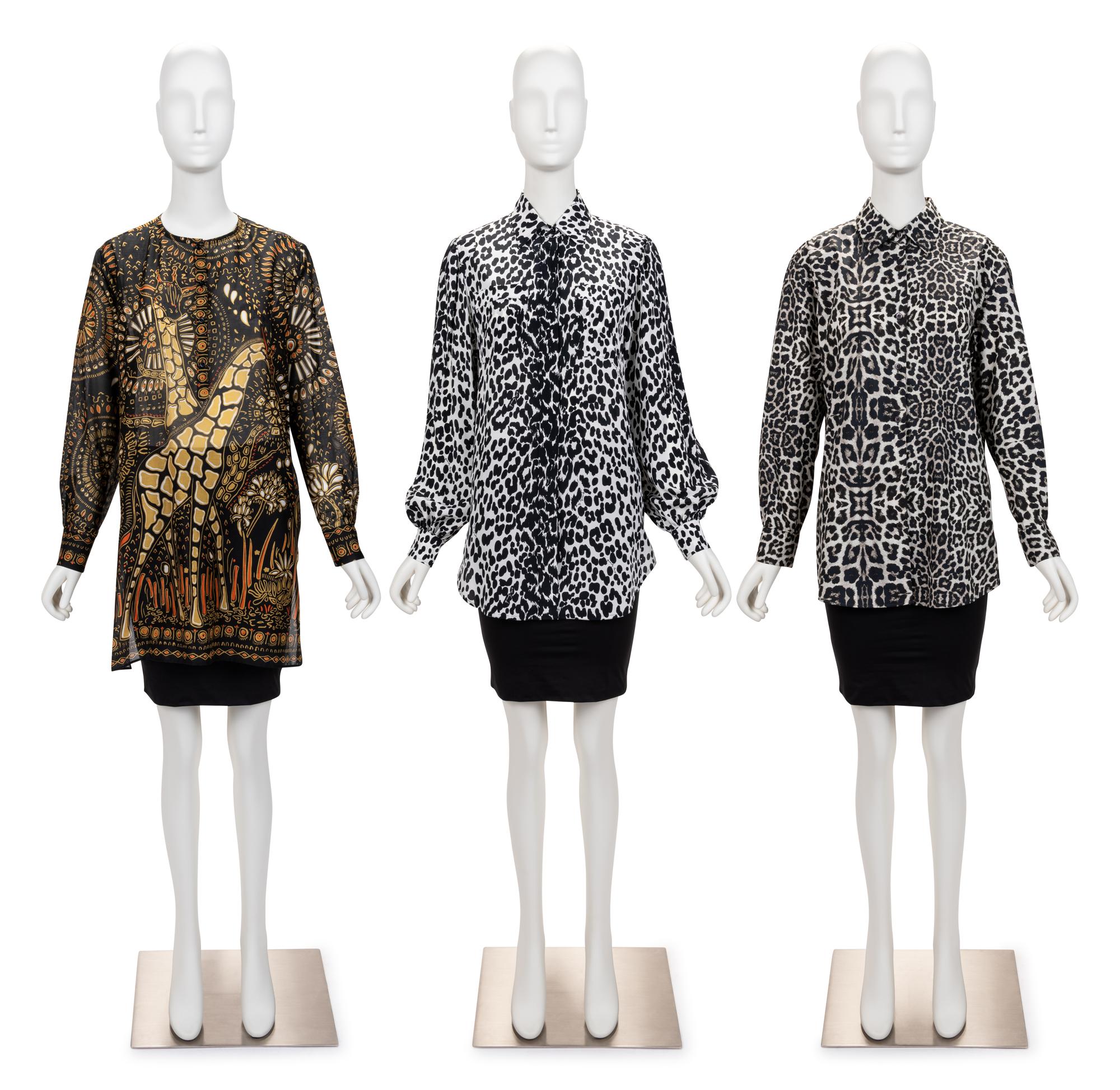 Three Designer Shirts: Christian Dior, Dries Van Noten, Givenchy, 2010-20s