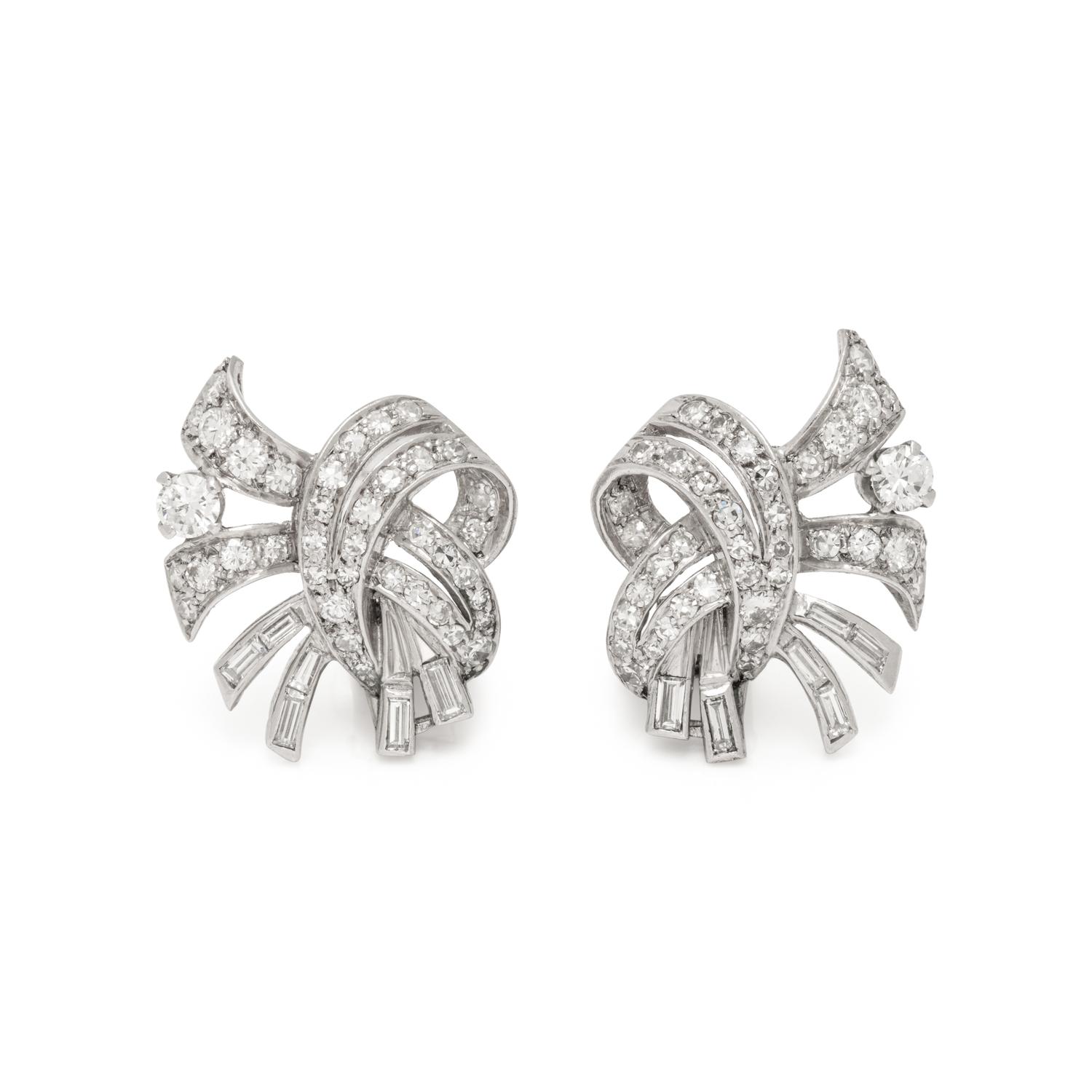 CONVERTIBLE DIAMOND EARCLIPS