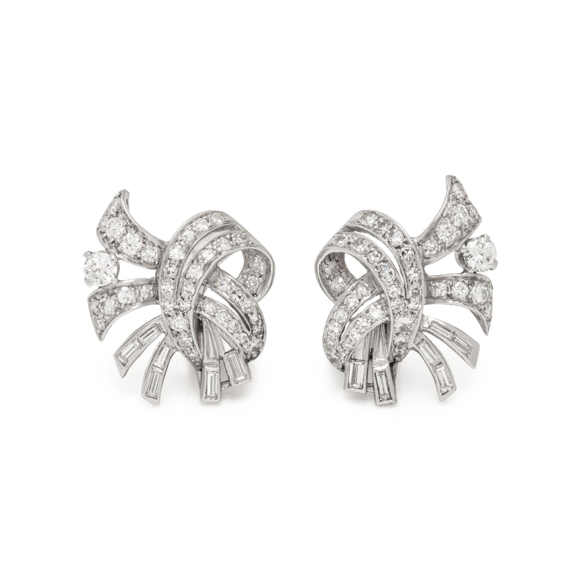 CONVERTIBLE DIAMOND EARCLIPS