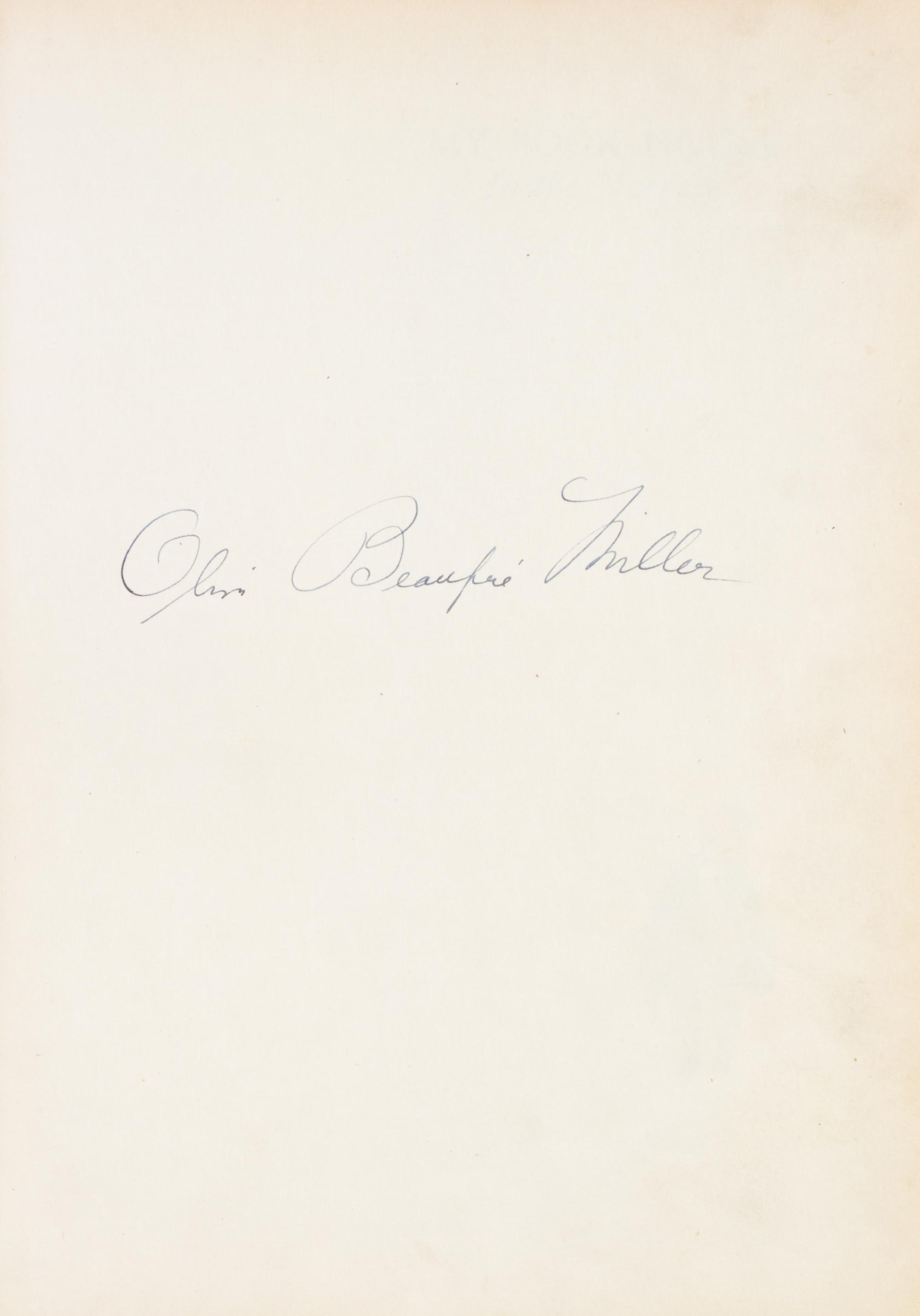 MILLER, OLIVE BEAUPRE, editor. My Book House. Chicago, (1925). 6 vols. Second edition, signed by the editor.