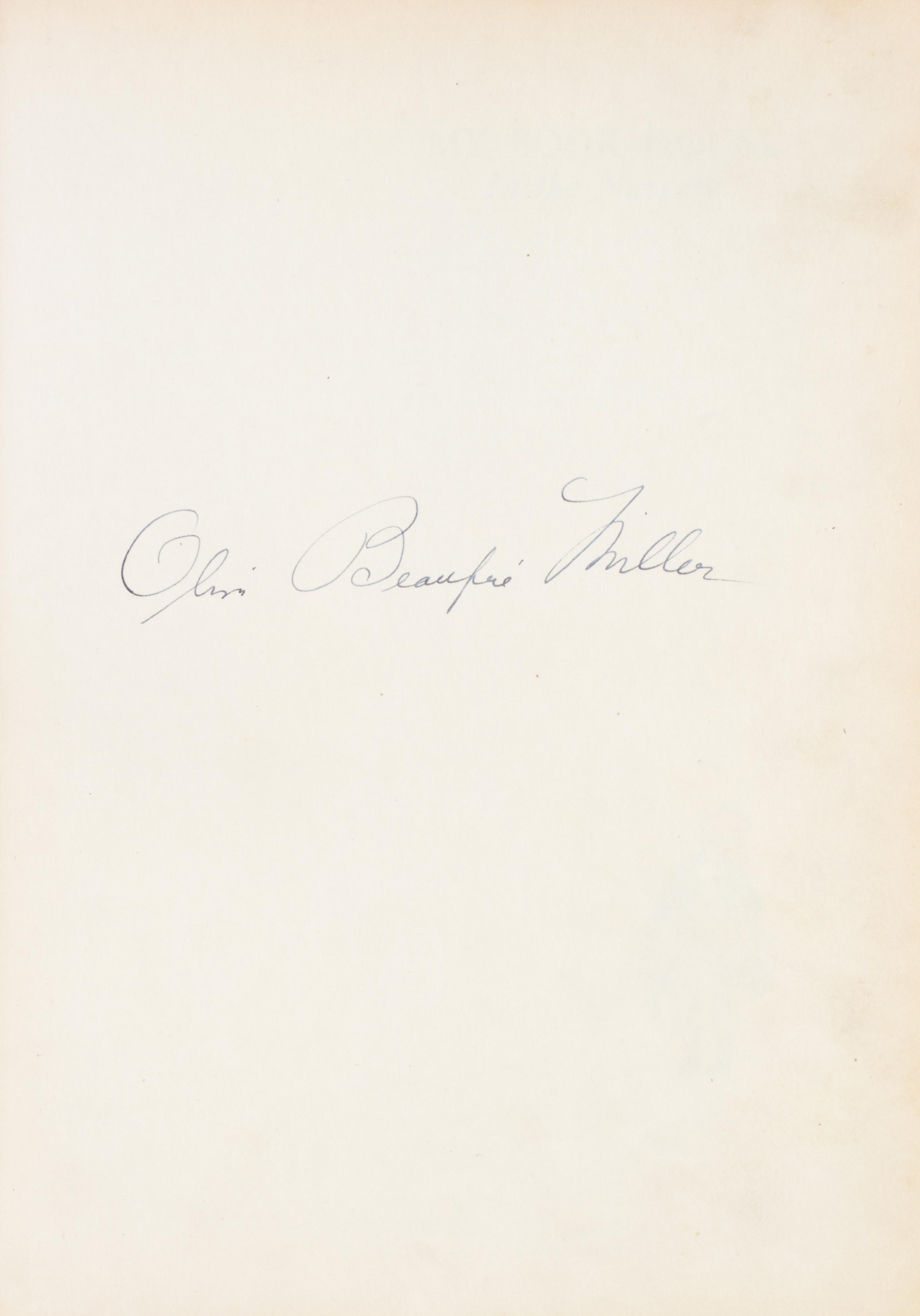 MILLER, OLIVE BEAUPRE, editor. My Book House. Chicago, (1925). 6 vols. Second edition, signed by the editor.