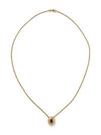COLLECTION OF YELLOW GOLD, DIAMOND AND GEMSTONE PENDANT/NECKLACES