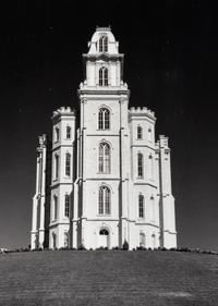 Ansel Adams (1902-1984) Mormon Temple, Monti, Utah, 1948