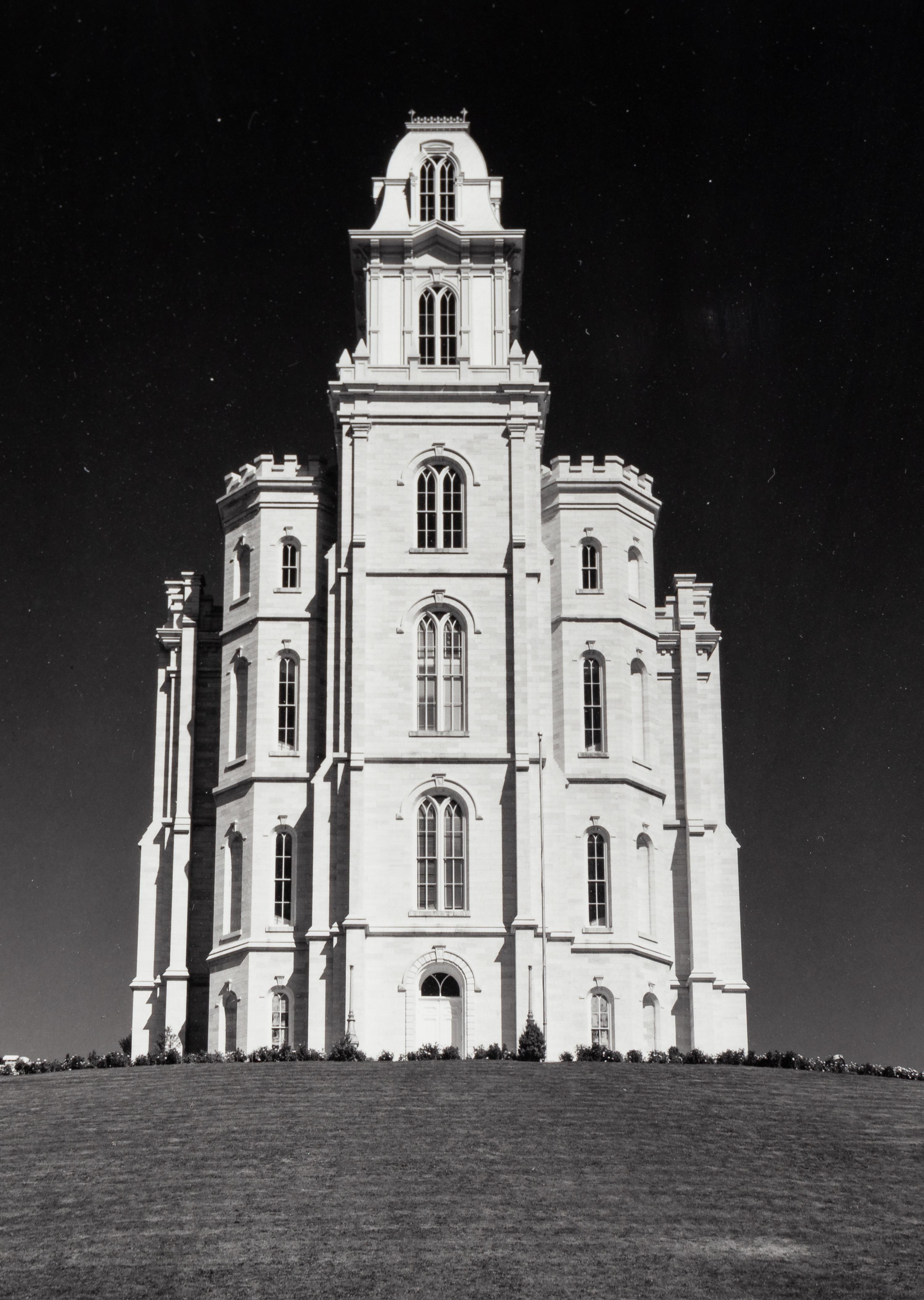 Ansel Adams (1902-1984) Mormon Temple, Monti, Utah, 1948
