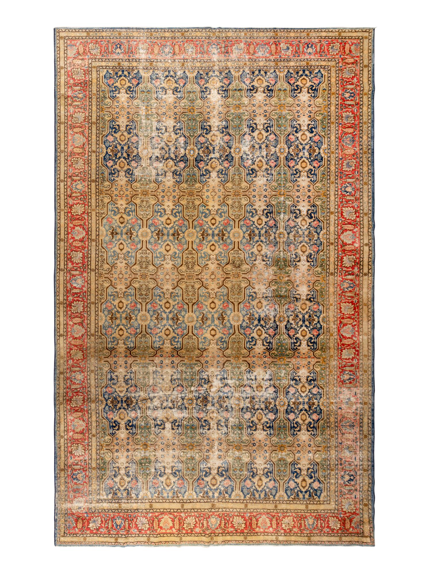 A Tabriz Wool Rug