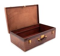 Hermès Brown Crocodile Suitcase, 1960-1980s