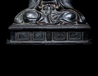 A Japanese Bronze Figure of a Daoist Immortal