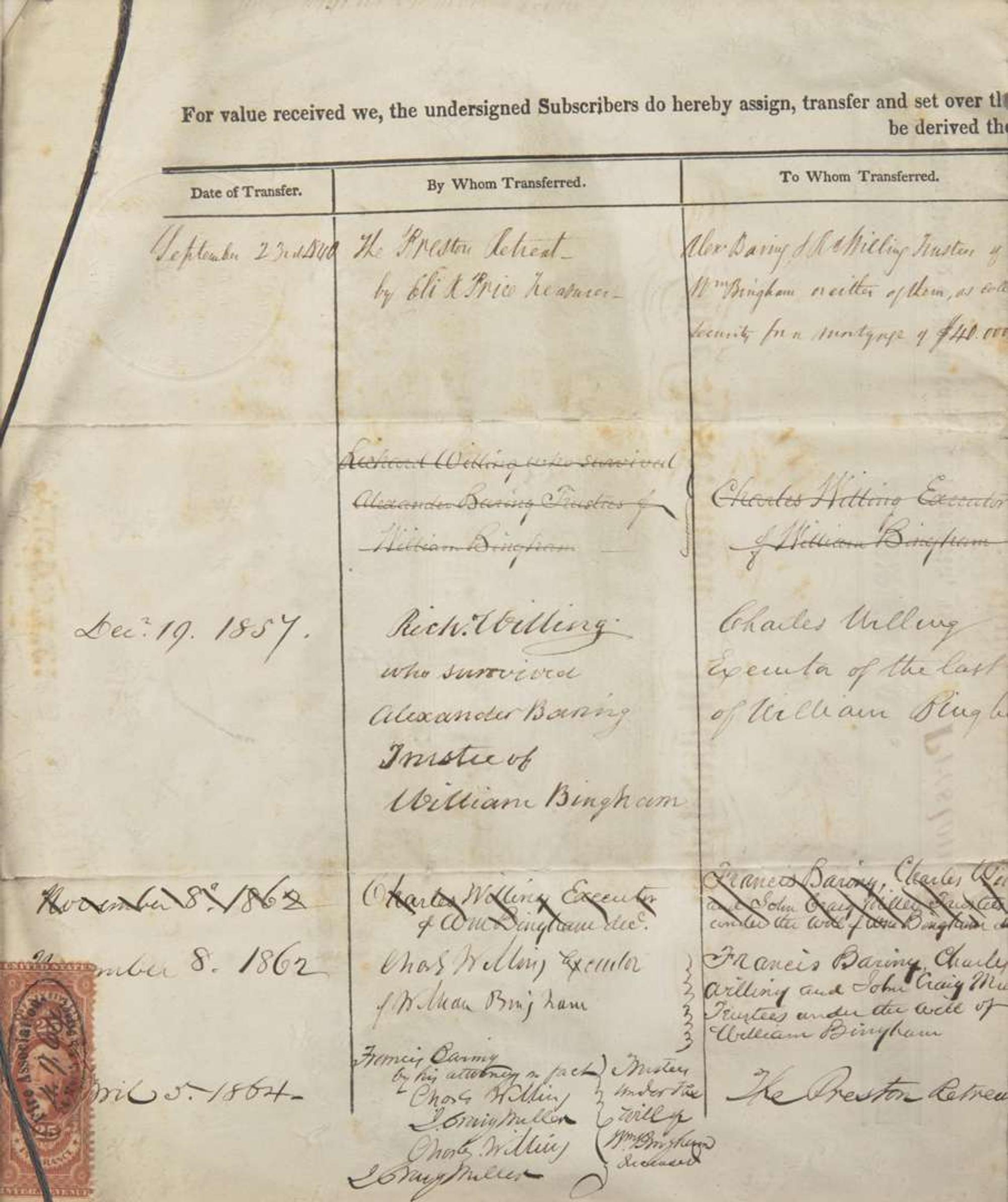 [Philadelphia & Pennsylvania] [Preston Retreat] Group of 2 Fire Association of Philadelphia Documents