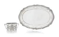 A Mexican Silver Serving Dish