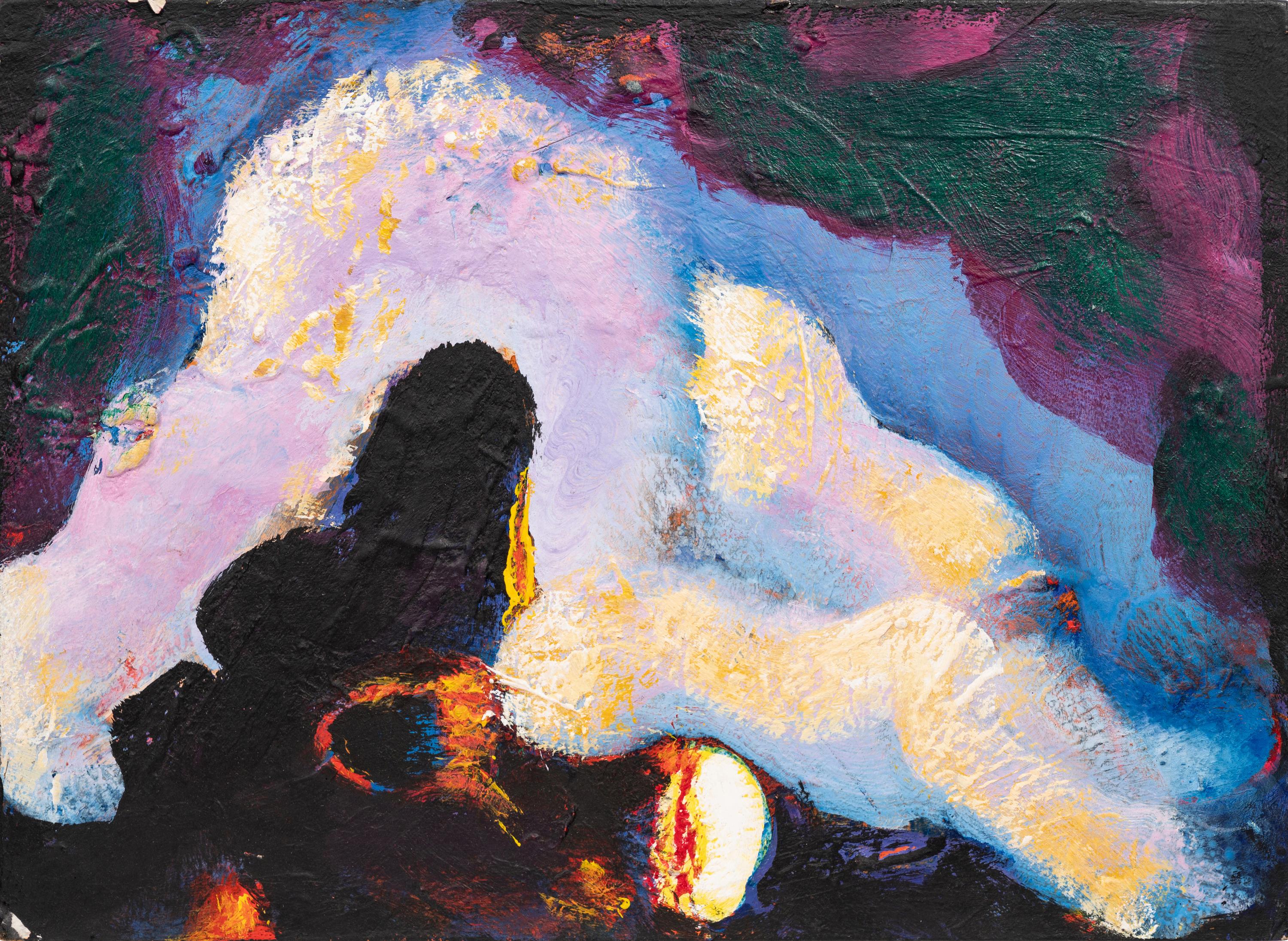 Whole Dawn, Half Egg, 1986 and Untitled (a pair of works)